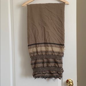 Wilfred Aritzia stripes blanket scarf